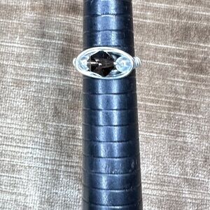 Smokey Quartz handmade ring  size 5 Handmade